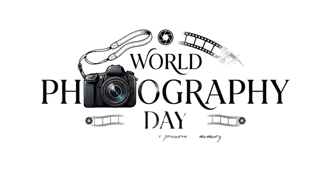 Free Download World Photography Day Black And White Png - High Quality World Photography Day Png Transparent PNG