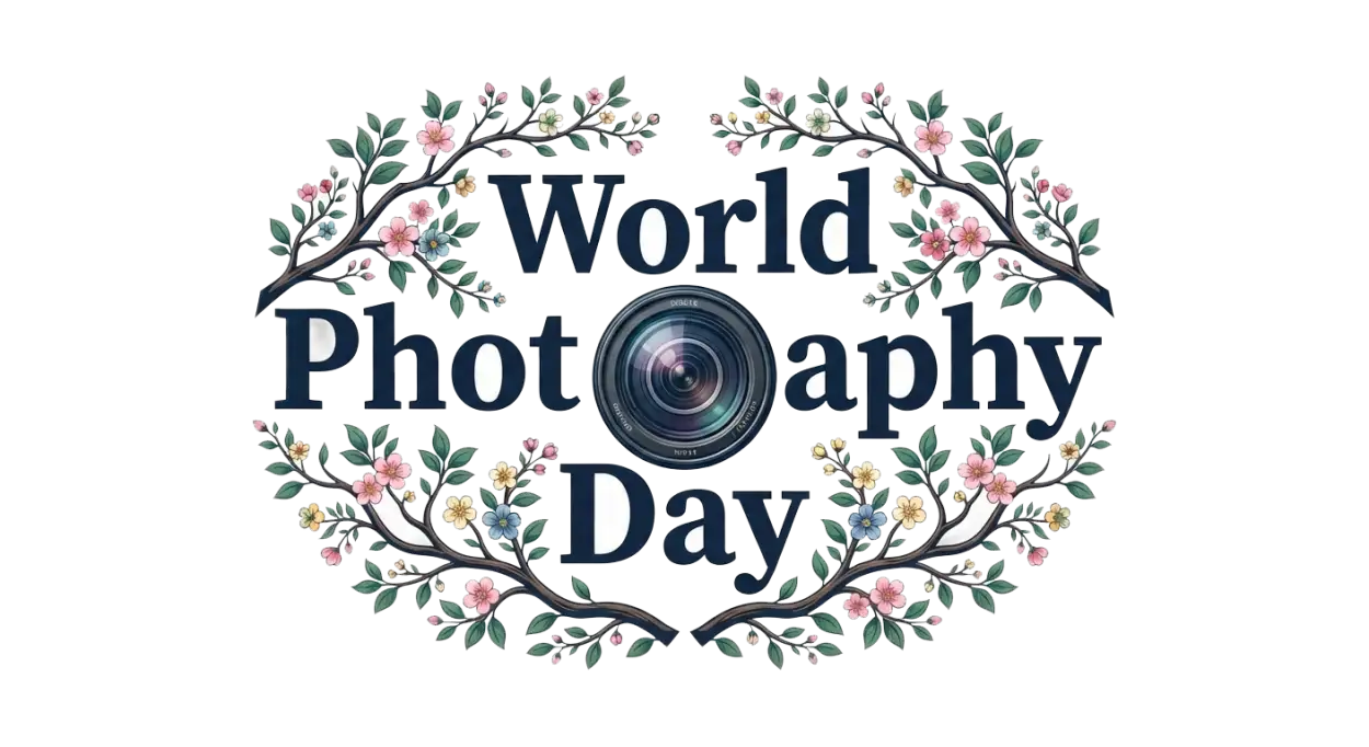 Free Download World Photography Day Decorative Png - High Quality World Photography Day Png Transparent PNG