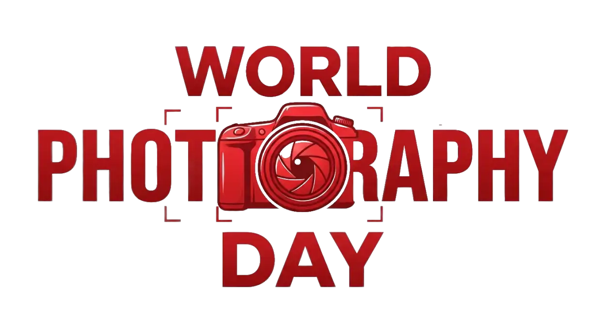 Free Download World Photography Day Red Camera Png - High Quality World Photography Day Png Transparent PNG