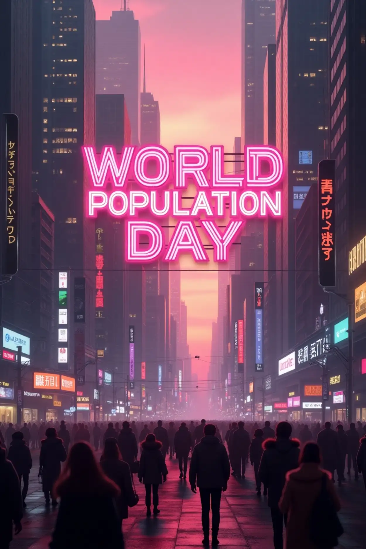 Free Download World Population Day 2025 Reel Thumbnail - High Quality World Population Day Background