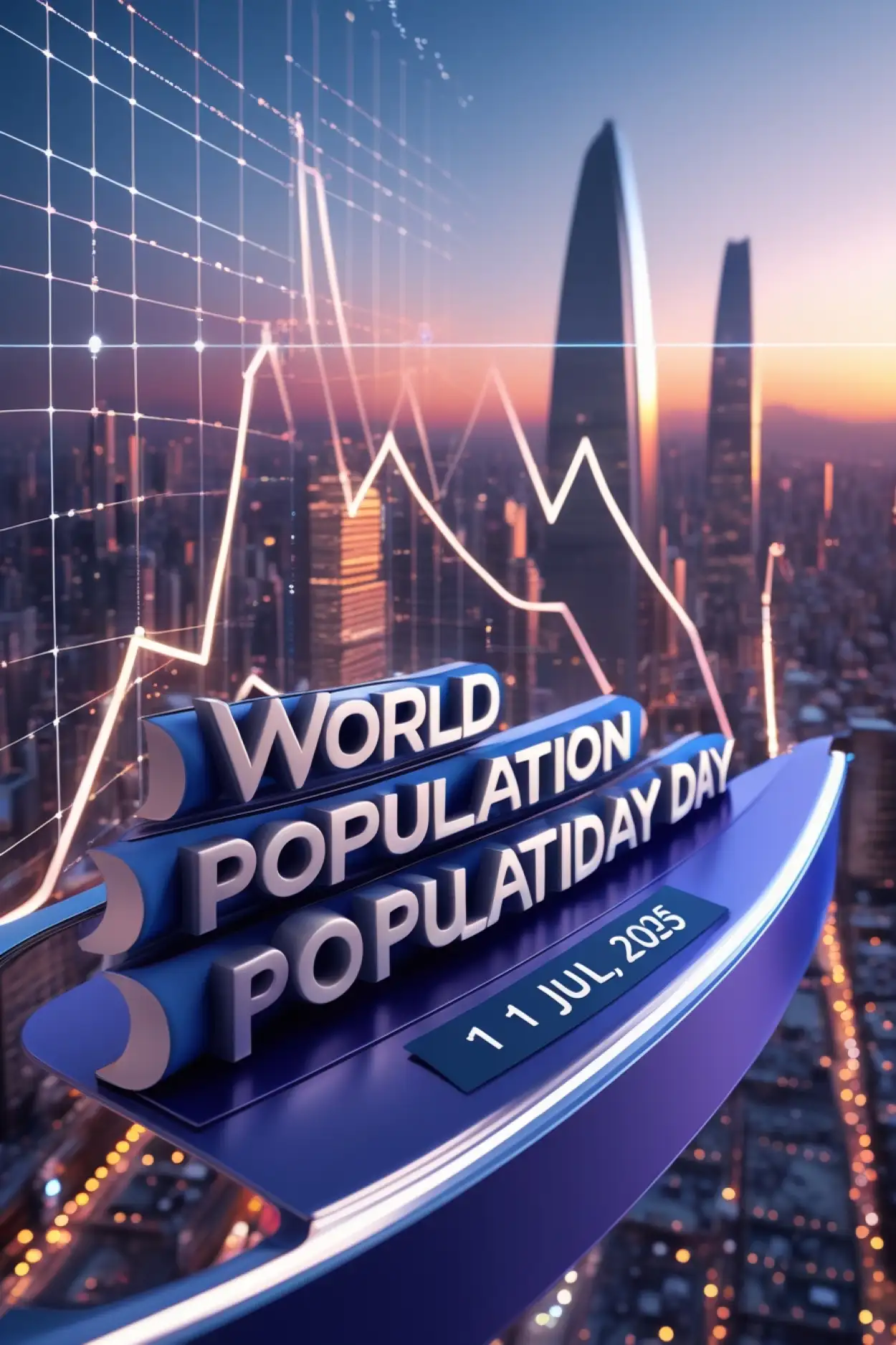 World Population Day Digital Flyer - Royalty Free World Population Day Image | Pngmagic Free Download World Population Day Digital Flyer - High Quality World Population Day Background