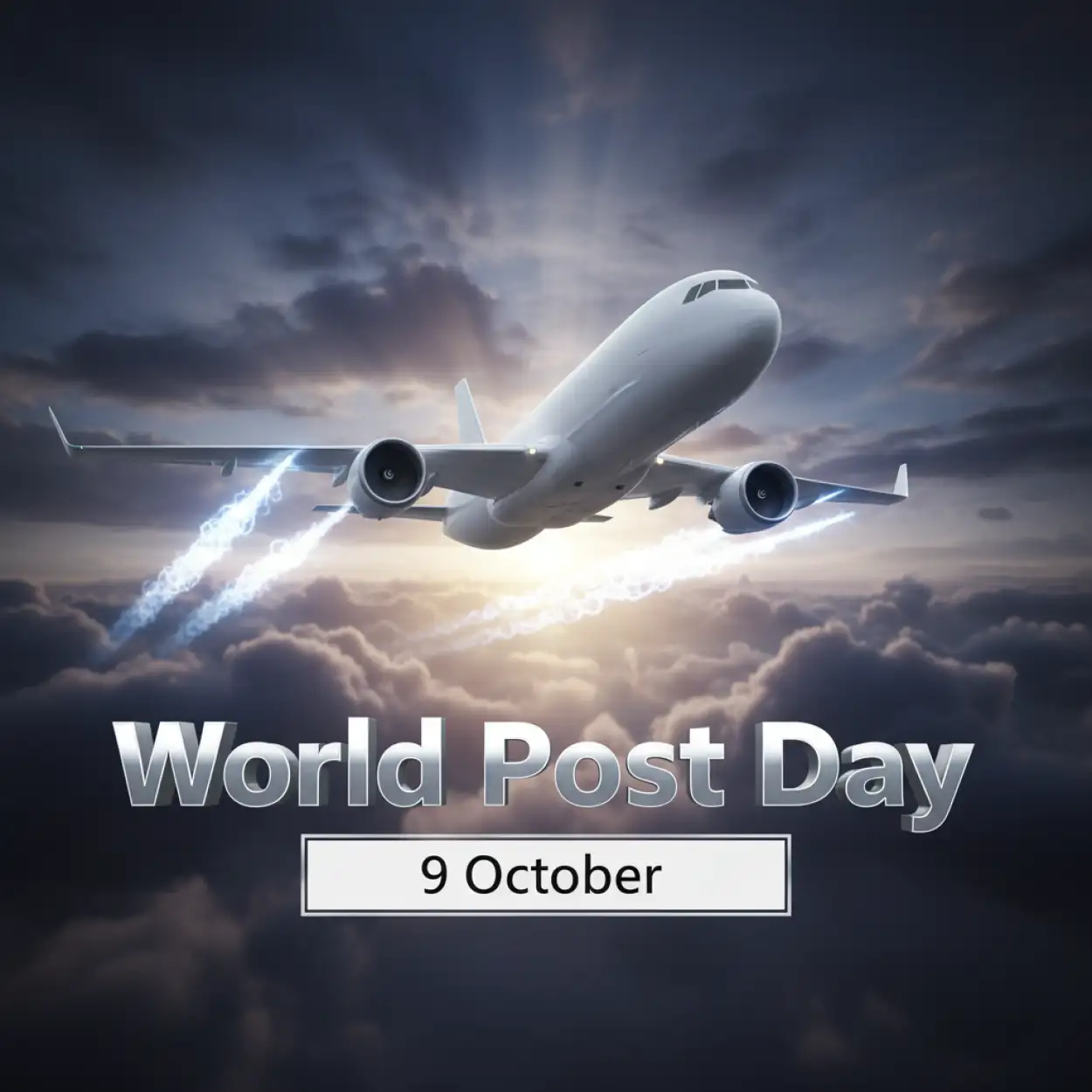 Free Download World Post Day 2025 Theme Quote Image - High Quality World Post Day Background