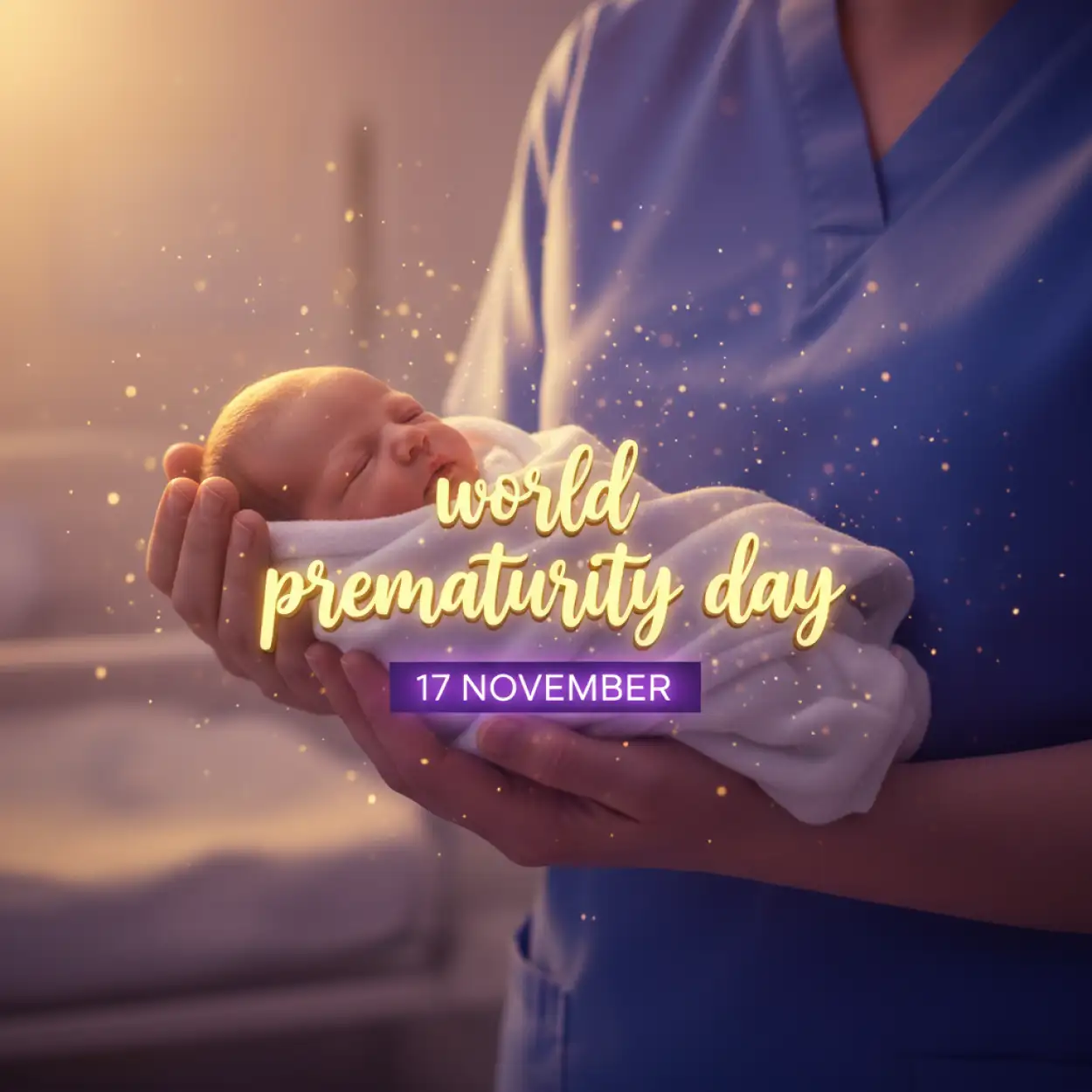 Free Download World Prematurity Day Youtube Thumbnail Template - High Quality World Prematurity Day Background