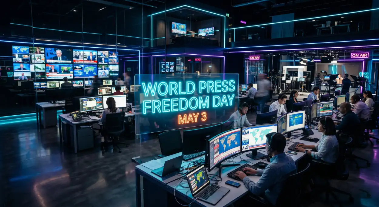 Free Download World Press Freedom Day 2026 Facts - High Quality World Press Freedom Day 2026 Image