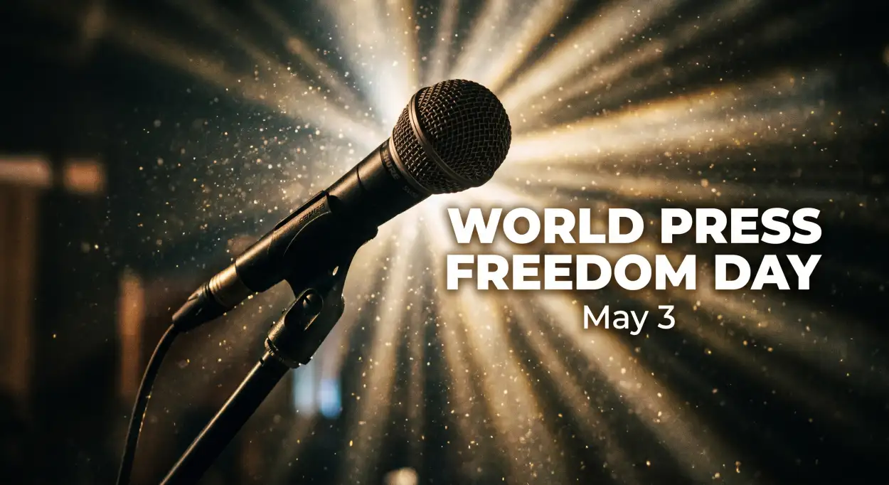 Free Download World Press Freedom Day Quiz Questions - High Quality World Press Freedom Day 2026 Image