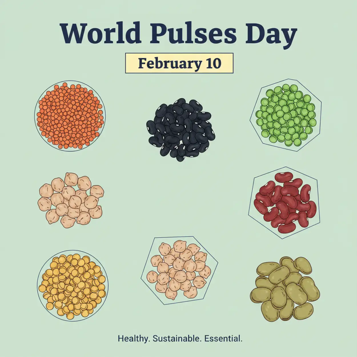 Free Download World Pulses Day Healthy Diet Poster - High Quality World Pulses Day Background