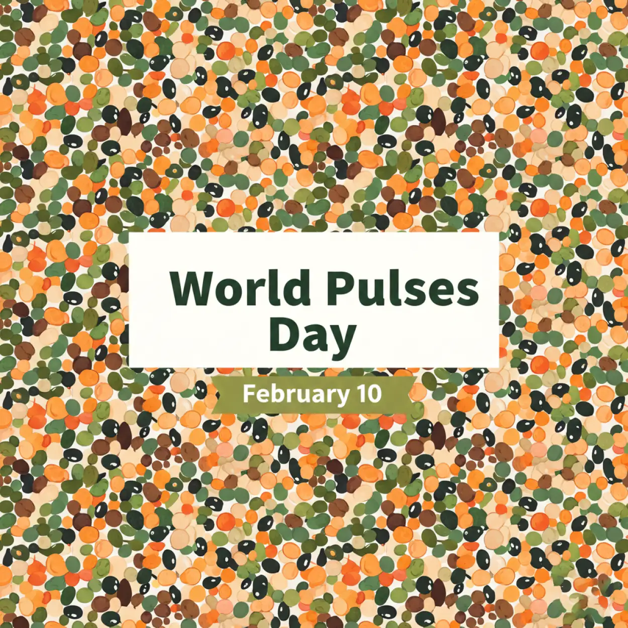 Free Download World Pulses Day Lentils Poster - High Quality World Pulses Day Background