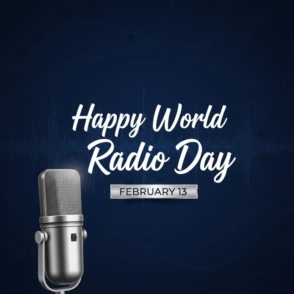 Free Download World Radio Day Anchoring Script In English - High Quality World Radio Day Background