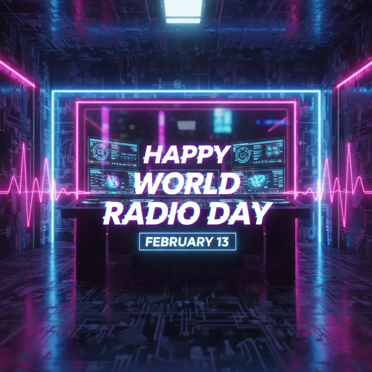 Free Download World Radio Day Branding Ideas For Fm Station - High Quality World Radio Day Image