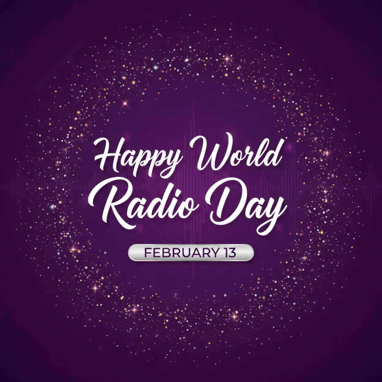 Free Download World Radio Day Celebration Banner Ideas - High Quality World Radio Day Background