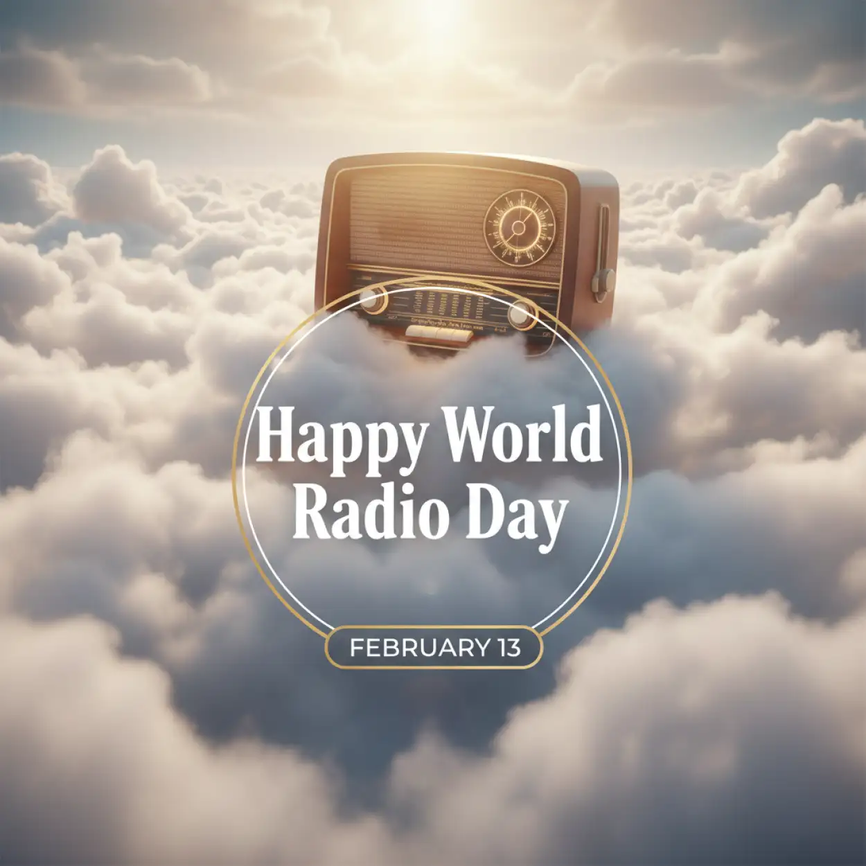 Free Download World Radio Day Creative Ad Campaign - High Quality World Radio Day Background