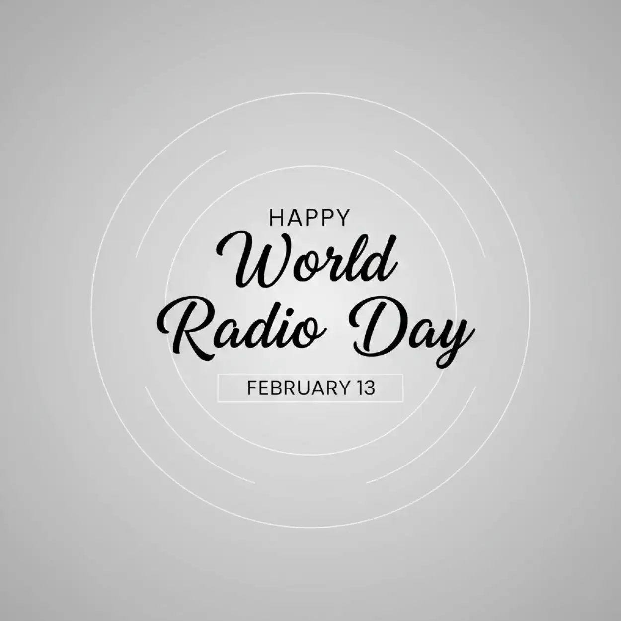 Free Download World Radio Day Creative Artwork Ideas - High Quality World Radio Day Background