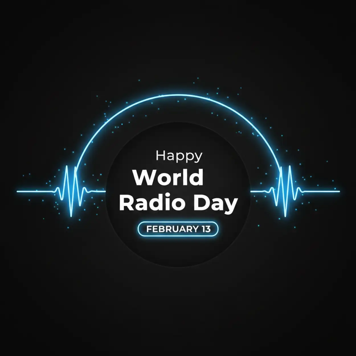 Free Download World Radio Day Hd Social Media Template - High Quality World Radio Day Background