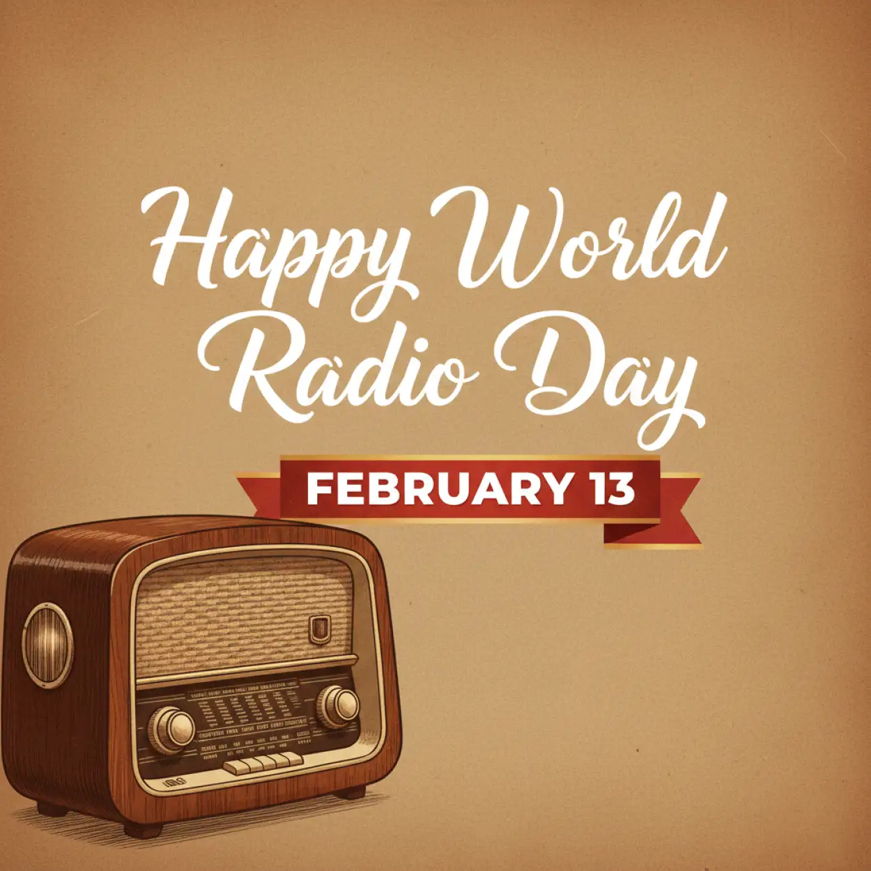 Free Download World Radio Day History And Significance - High Quality World Radio Day Image