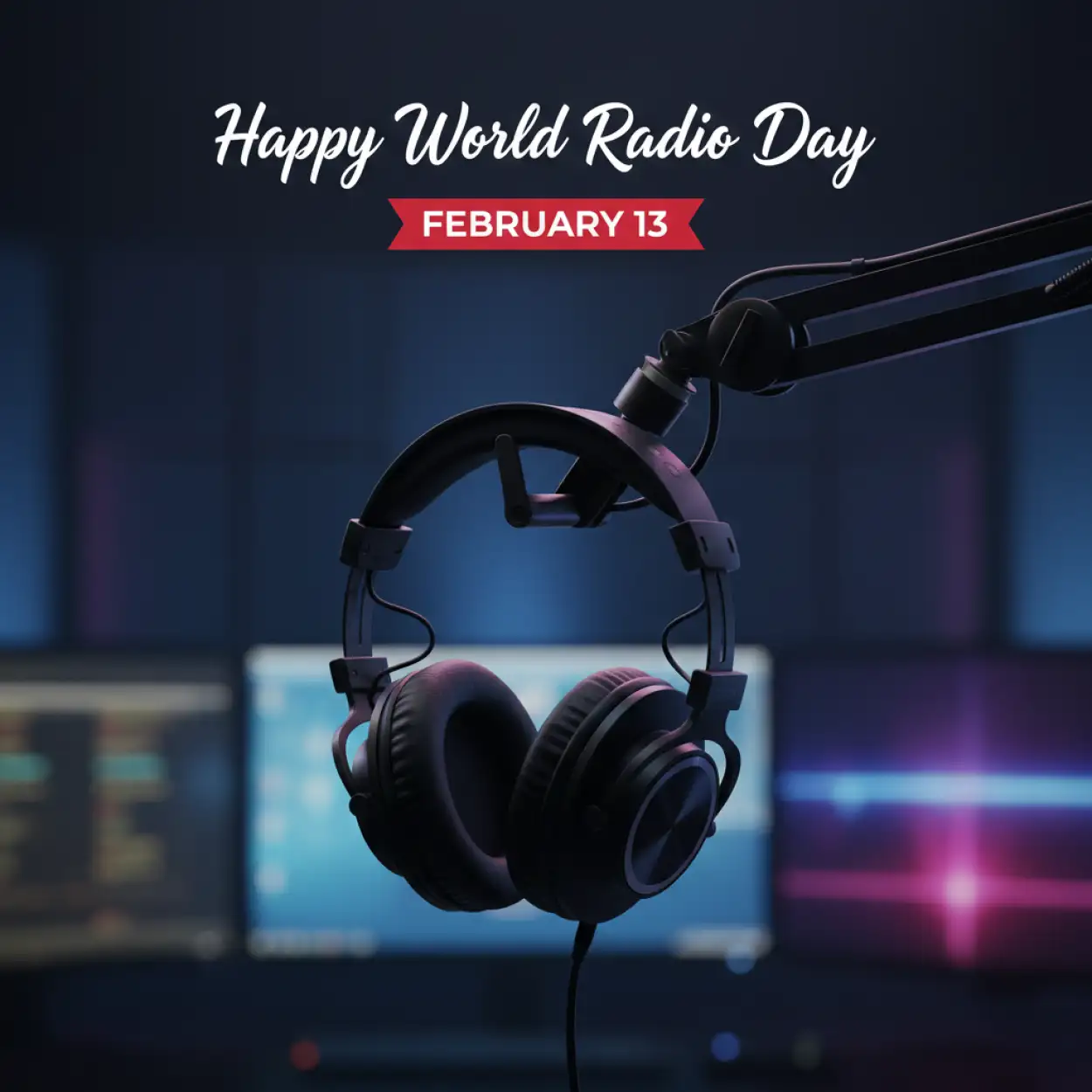 Free Download World Radio Day Radio Station Promotion Ideas - High Quality World Radio Day Background