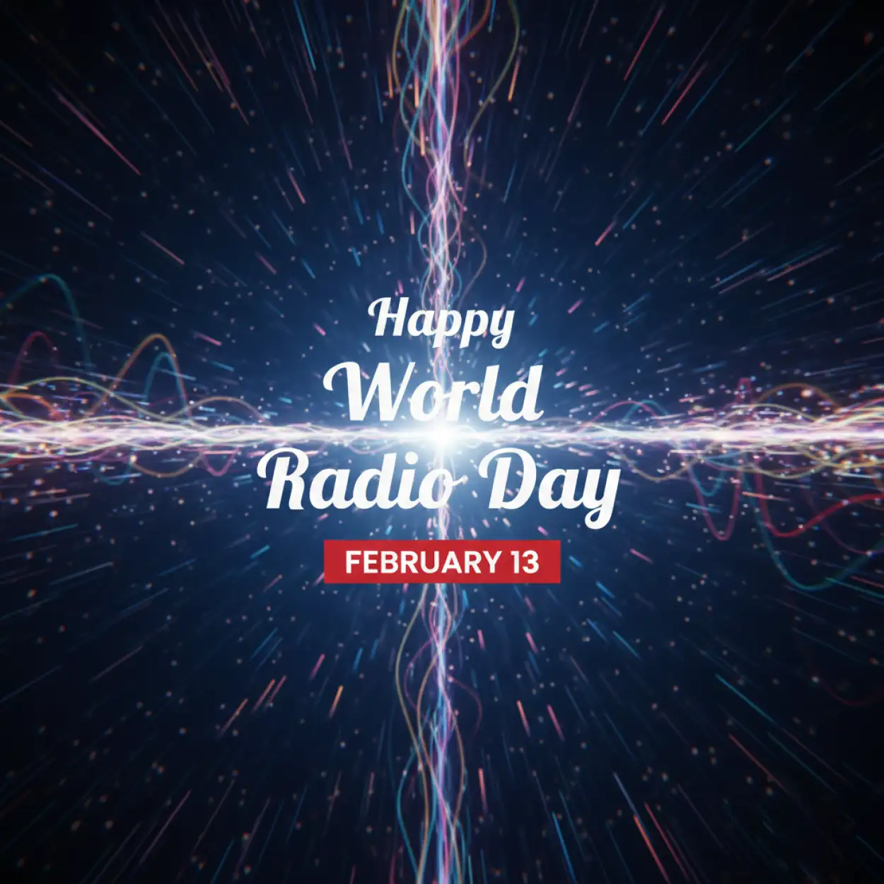 Free Download World Radio Day Radio Waves Graphic Design - High Quality World Radio Day Image