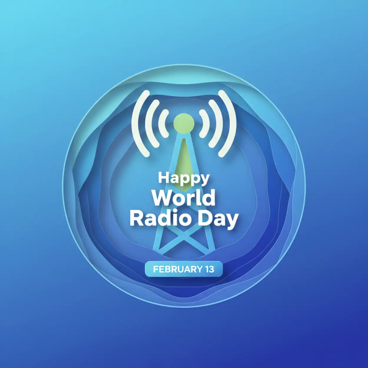 Free Download World Radio Day School Project Ideas - High Quality World Radio Day Background
