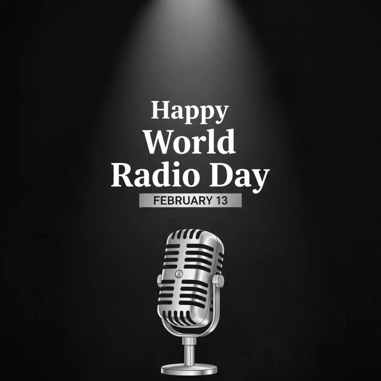 Free Download World Radio Day Speech In English - High Quality World Radio Day Background