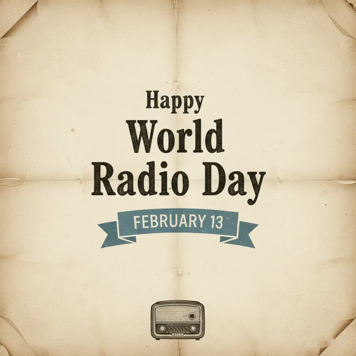 Free Download World Radio Day - High Quality World Radio Day Background