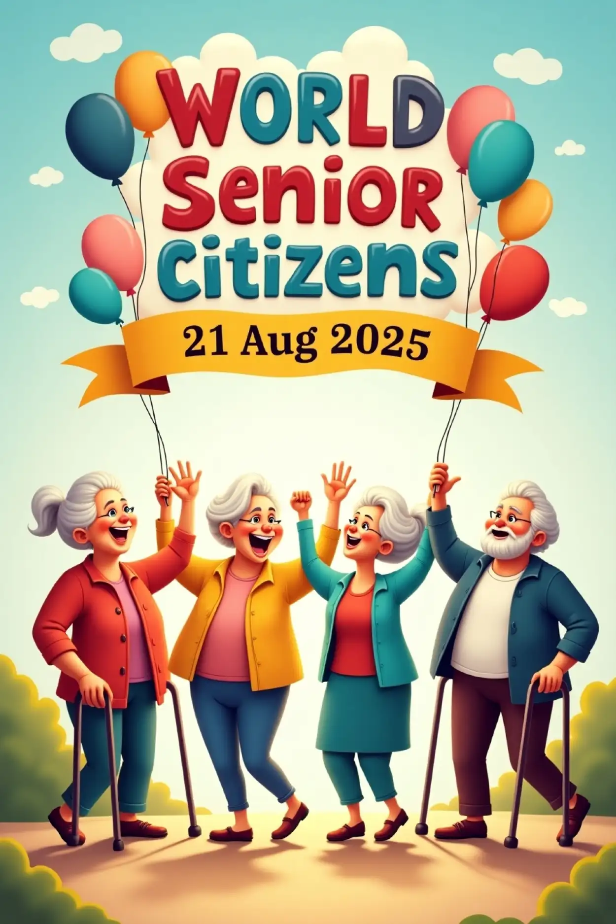 Free Download World Senior Citizens Day Importance And Objectives - High Quality Orld Senior Citizens Day Background
