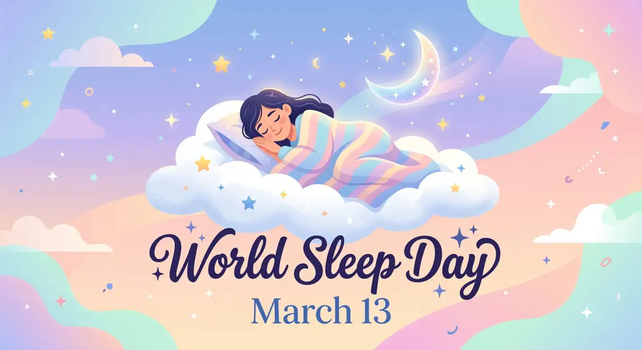 Free Download World Sleep Day Awareness Post Ideas - High Quality World Sleep Day Image