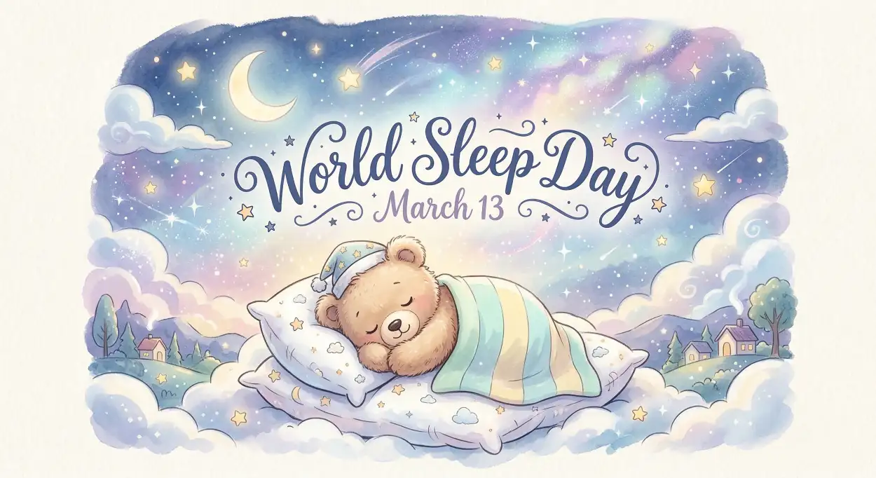 Free Download World Sleep Day Poster For School - High Quality World Sleep Day Image