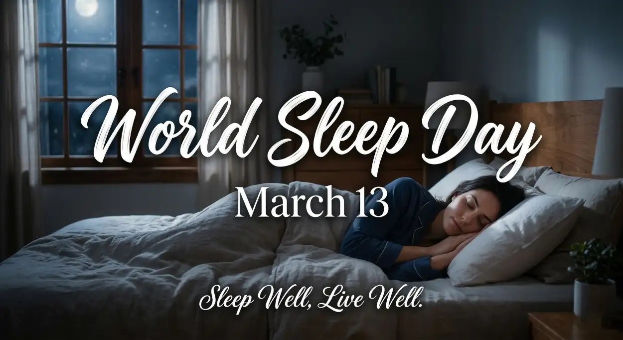 Free Download World Sleep Day Social Media Banner Design - High Quality World Sleep Day Image