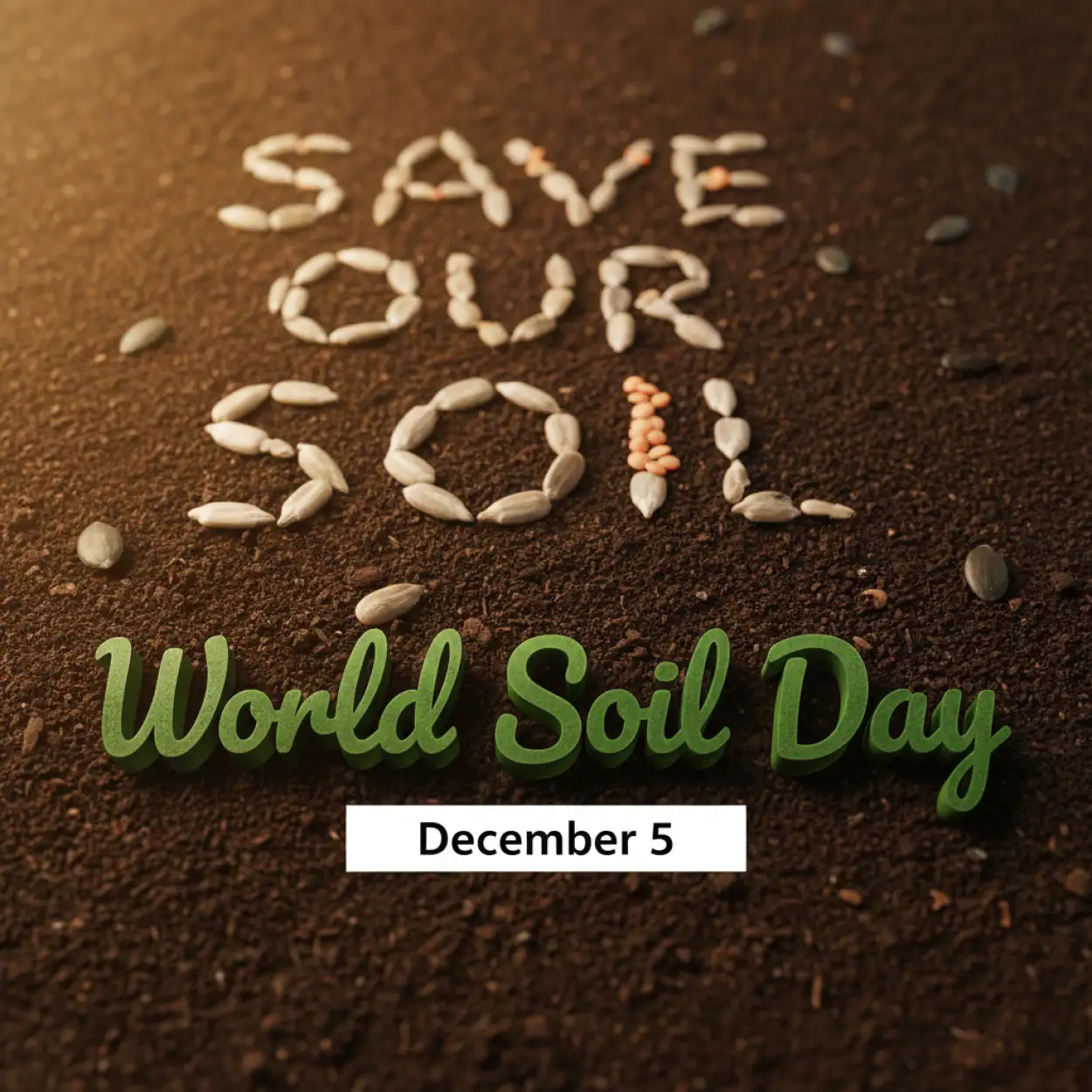 Free Download World Soil Day 2025 Best Theme Poster - High Quality World Soil Day Image