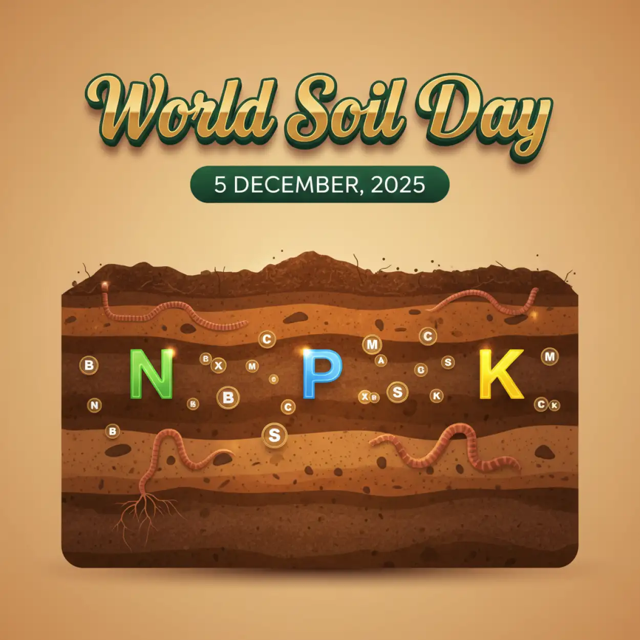 Free Download World Soil Day 2025 Educational Seminar Content - High Quality World Soil Day 2025 Background