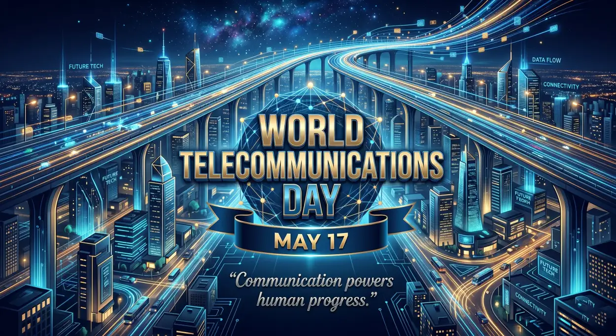 Free Download World Telecommunications Day 2026 Awareness Poster Hd - High Quality World Telecommunications Day Image