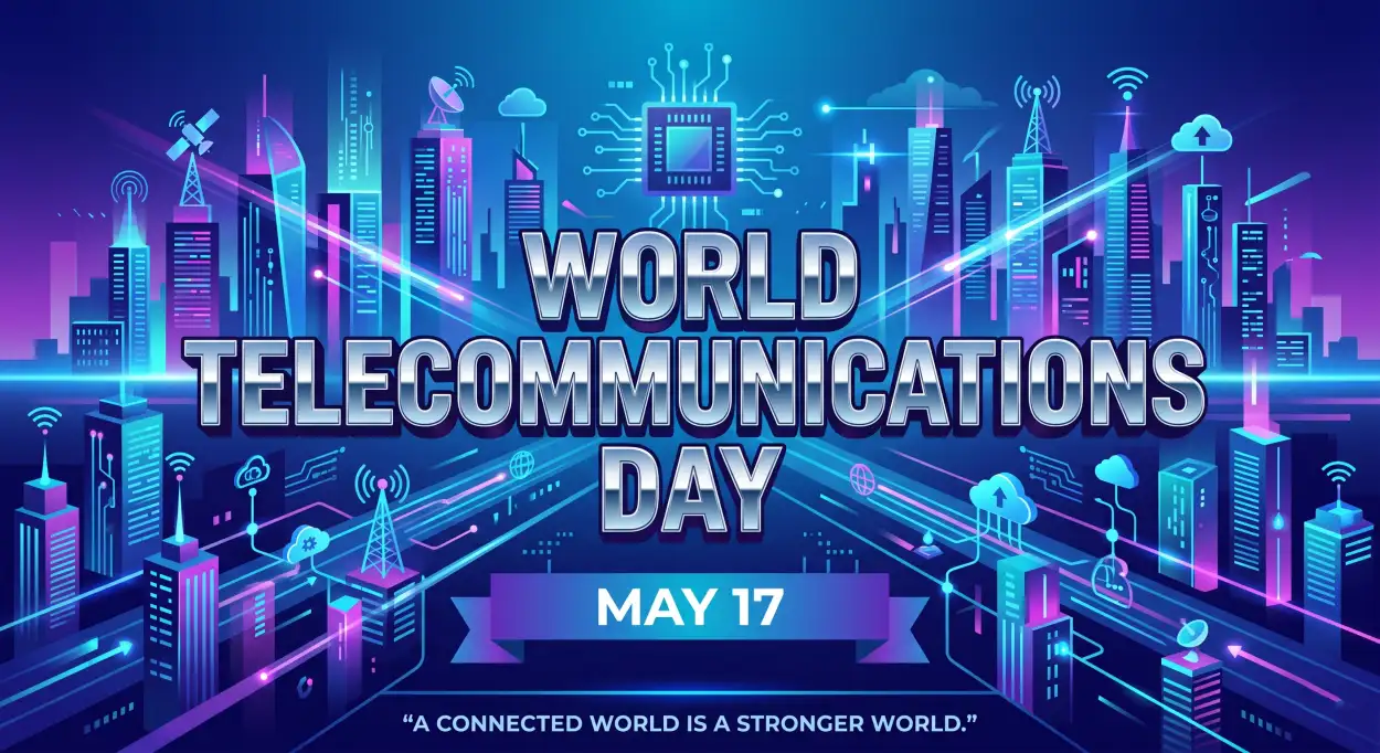 Free Download World Telecommunications Day 2026 Communication Awareness Art - High Quality World Telecommunications Day Image