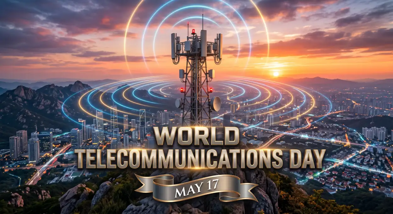 Free Download World Telecommunications Day 2026 Communication Devices Wallpaper - High Quality World Telecommunications Day Image
