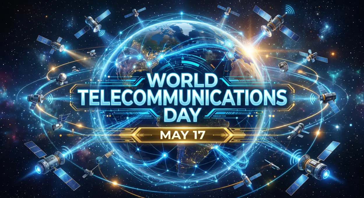 Free Download World Telecommunications Day 2026 Communication World Design - High Quality World Telecommunications Day Image