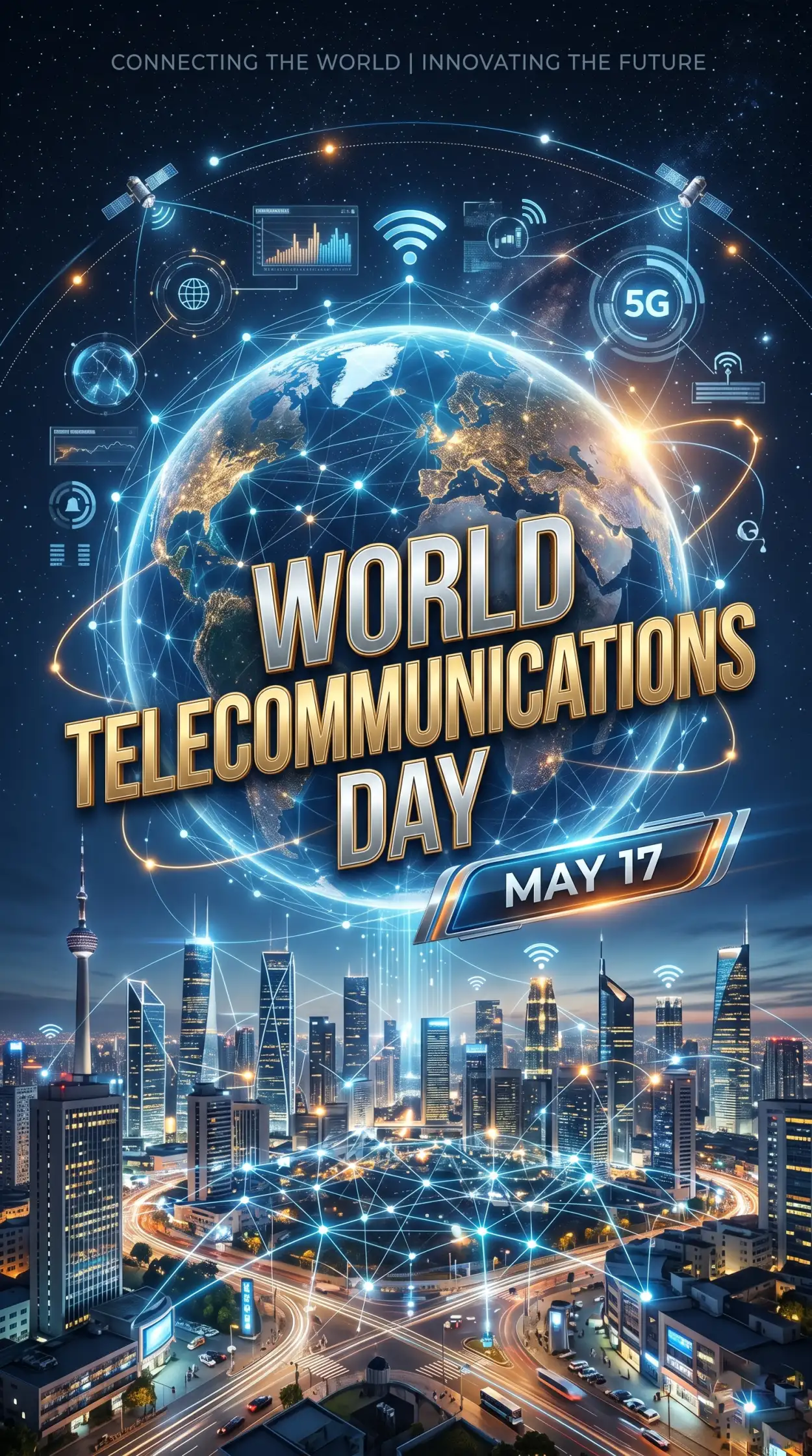 Free Download World Telecommunications Day 2026 International Telecom Design - High Quality World Telecommunications Day Image