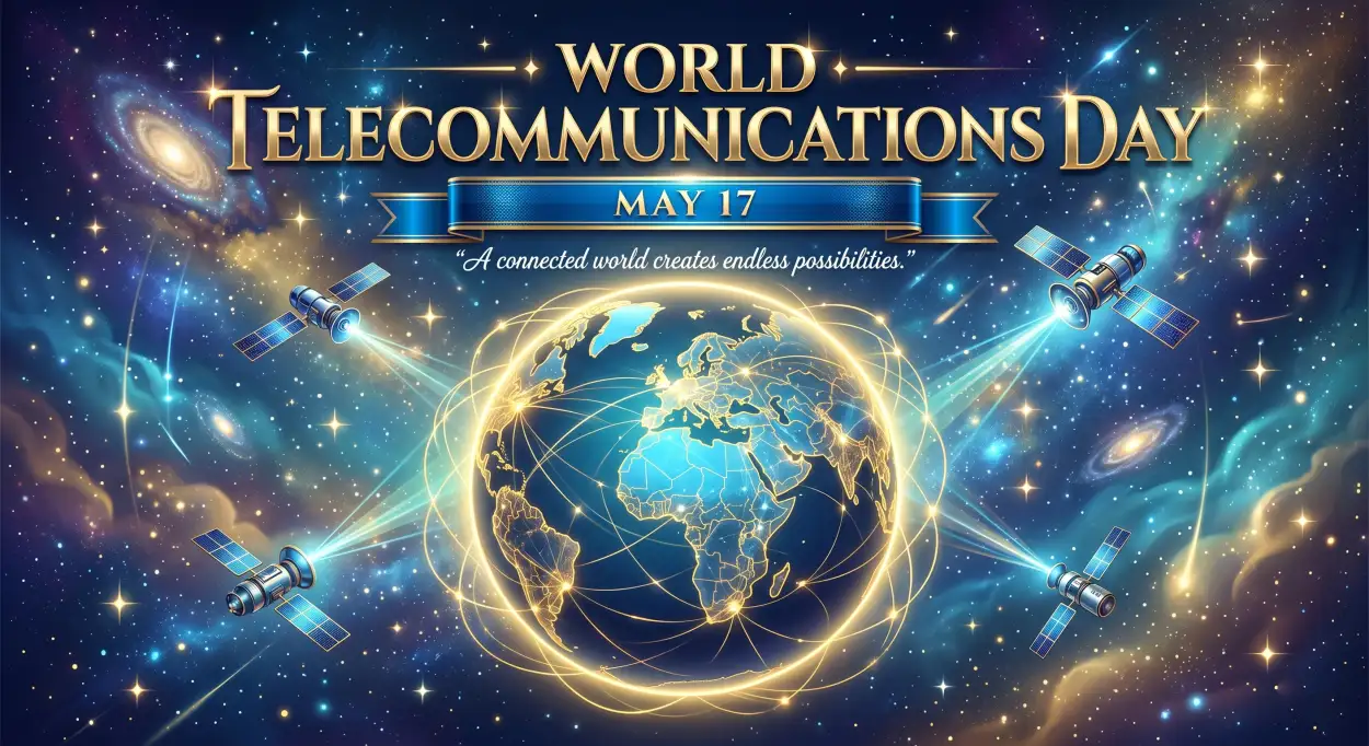 Free Download World Telecommunications Day 2026 Online Communication Wallpaper - High Quality World Telecommunications Day Image