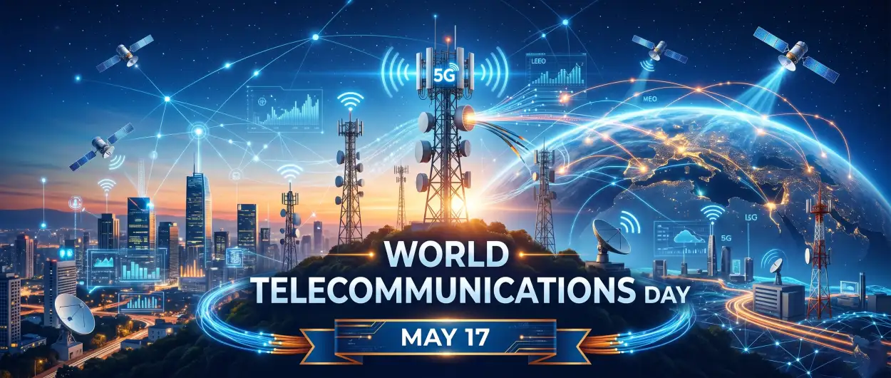 Free Download World Telecommunications Day 2026 Telecom Network Wallpaper - High Quality World Telecommunications Day Image