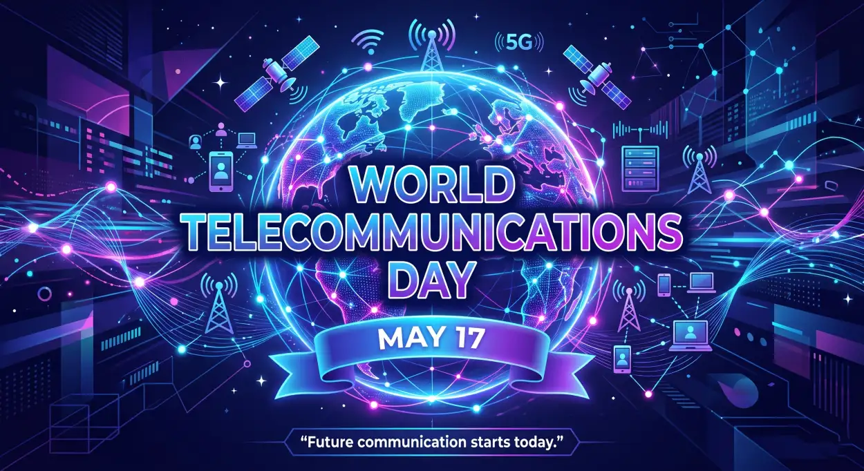 Free Download World Telecommunications Day 2026 Telecom Operator Graphics - High Quality World Telecommunications Day Image