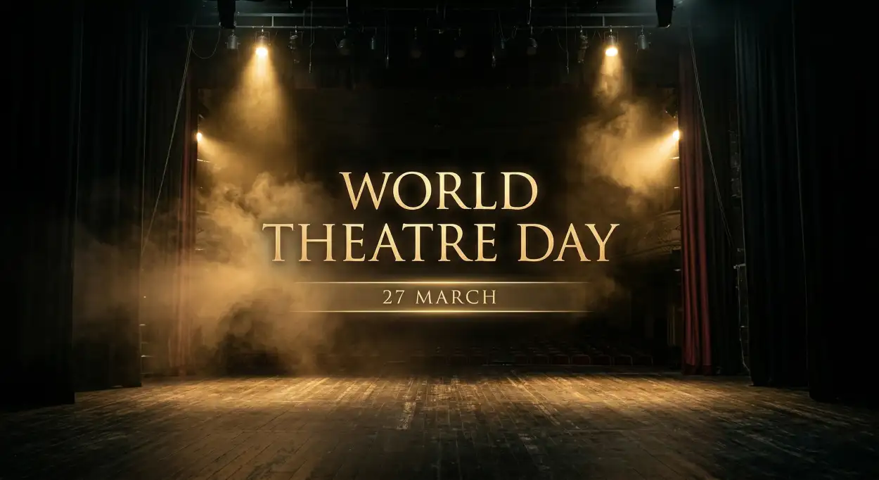Free Download World Theatre Day Quotes And Wishes - High Quality World Theatre Day Image
