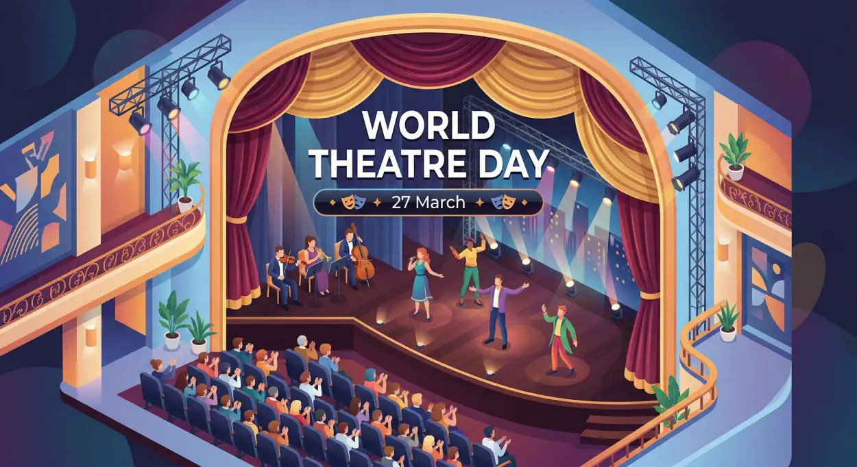 Free Download World Theatre Day School Program Script Pdf - High Quality World Theatre Day Image