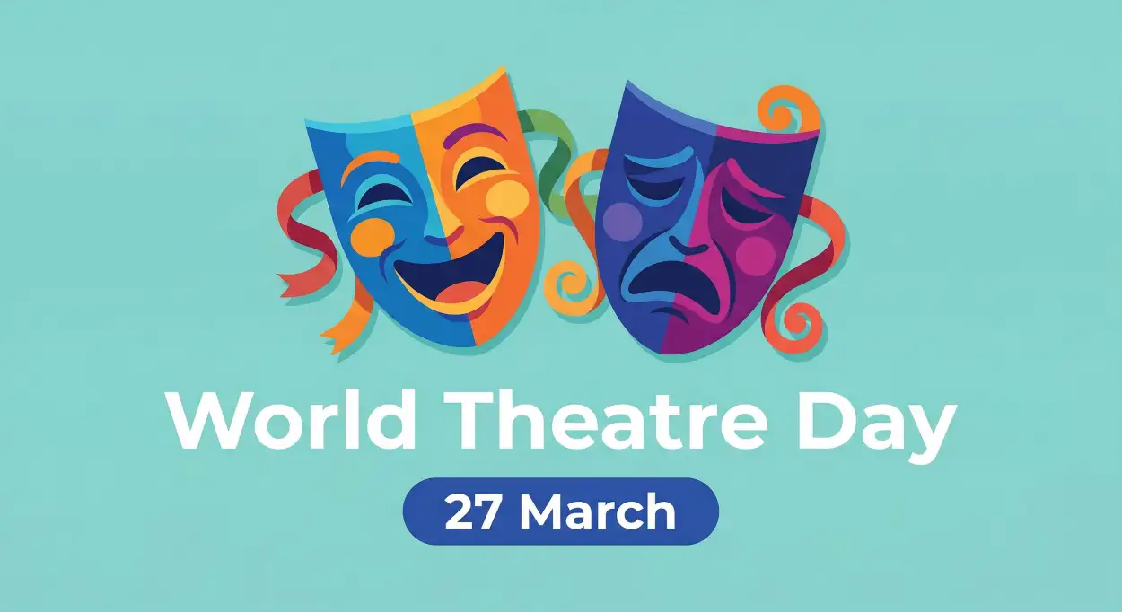 Free Download World Theatre Day Social Media Post - High Quality World Theatre Day Image