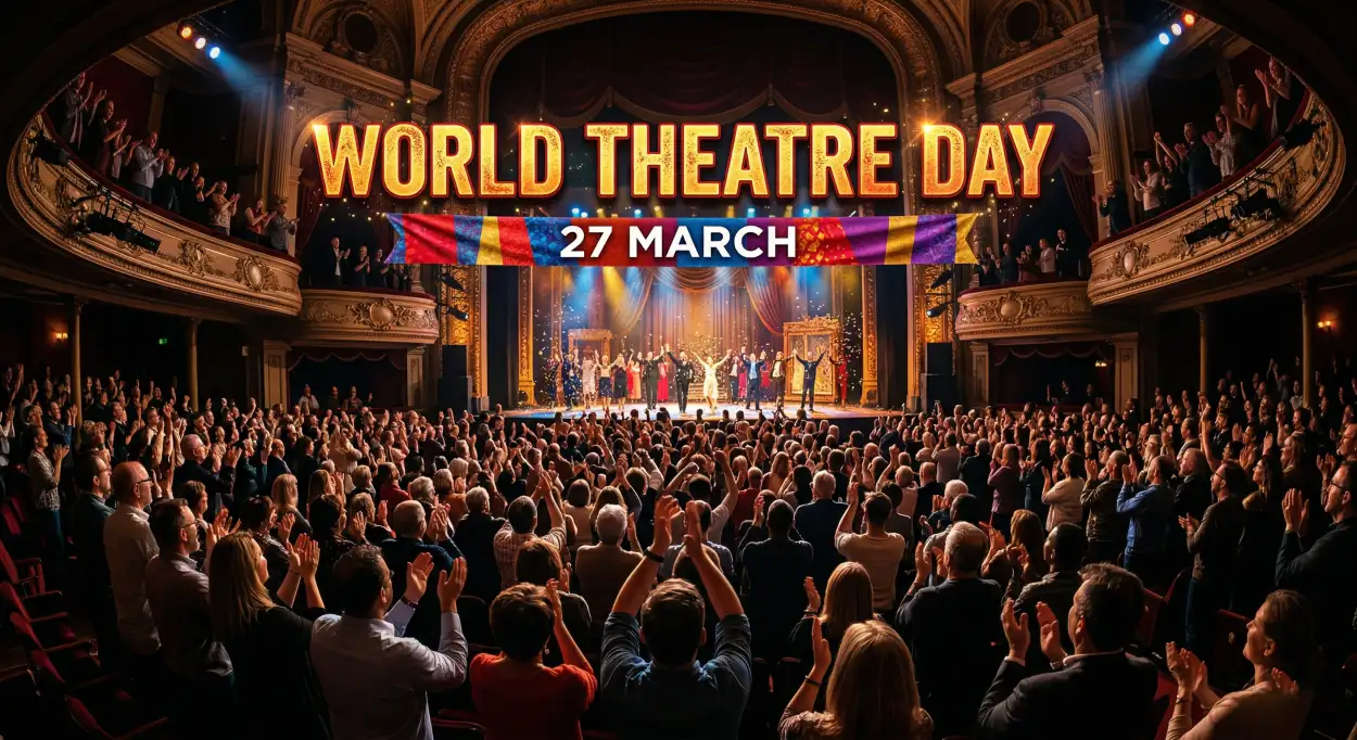 Free Download World Theatre Day Wishes Messages - High Quality World Theatre Day Image