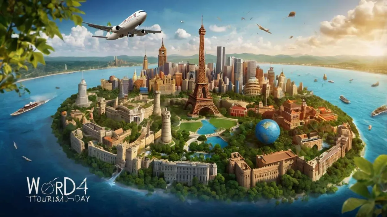 World Tourism Day 2024 Tourism Poster Images Download - Royalty Free World Tourism Day Image | Pngmagic Free Download World Tourism Day 2024 Tourism Poster Images Download - High Quality World Tourism Day Background