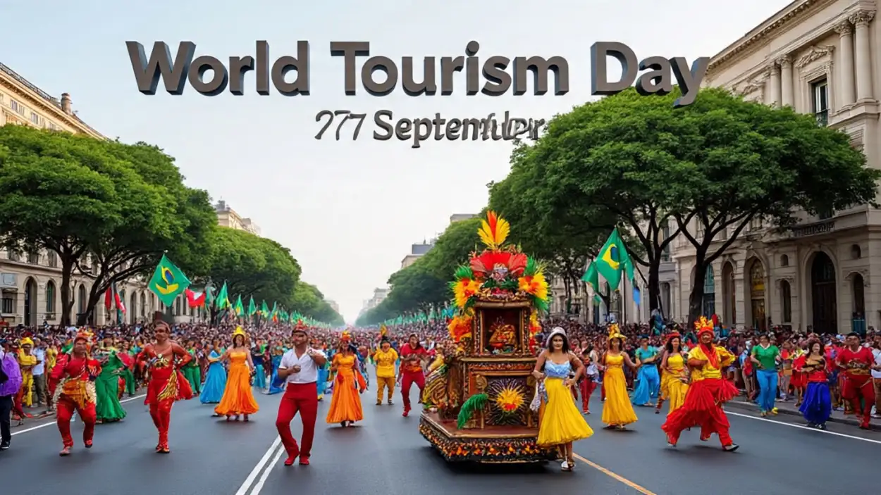 Free Download World Tourism Day 2025 Theme In Hindi Language - High Quality World Tourism Day Background