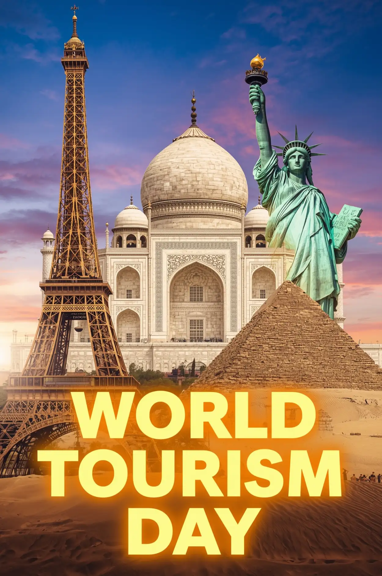 Free Download World Tourism Day Activities For Promoting Sustainable Travel - High Quality World Tourism Day Background