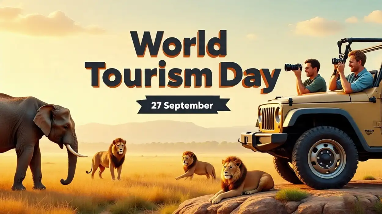 Free Download World Tourism Day Drawing Ideas For Kids - High Quality World Tourism Day Background