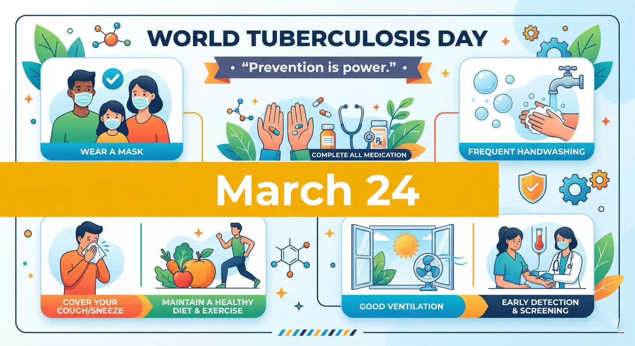 Free Download World Tuberculosis Day Theme 2025 Explained - High Quality World Tuberculosis Day Image