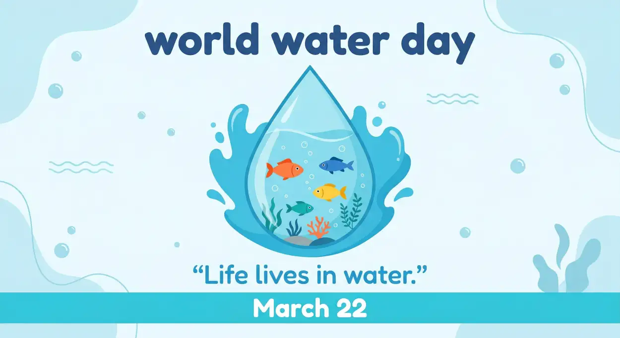 Free Download World Water Day 2026 Activities For Students - High Quality World Water Day 2026 Image