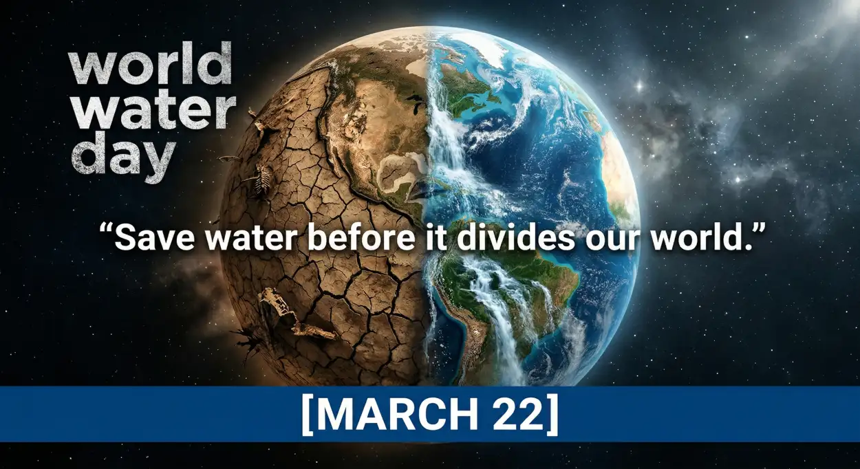 Free Download World Water Day 2026 Facebook Cover Photo - High Quality World Water Day 2026 Image
