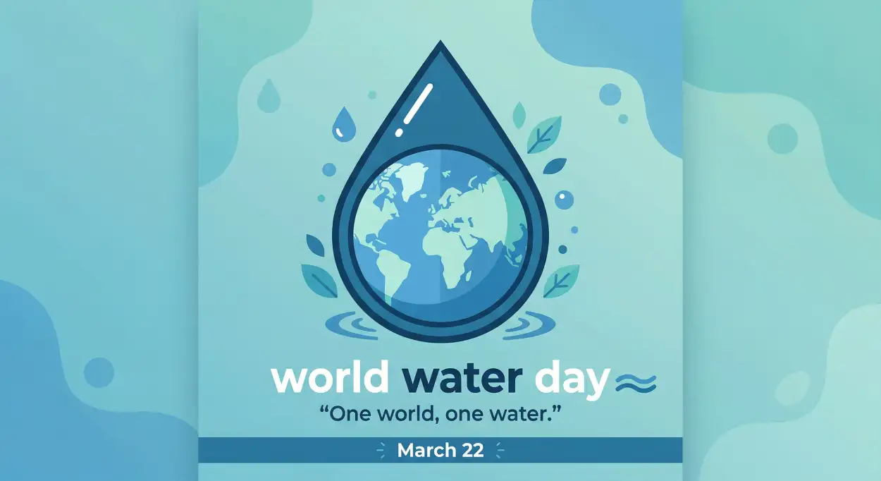 Free Download World Water Day Creative Poster Design - High Quality World Water Day 2026 Image