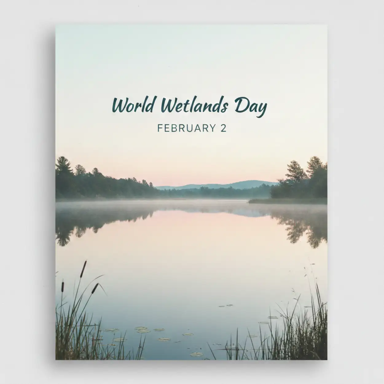 World Wetlands Day Eco Friendly Poster - Royalty Free World Wetlands Day Image | Pngmagic Free Download World Wetlands Day Eco Friendly Poster - High Quality World Wetlands Day Background